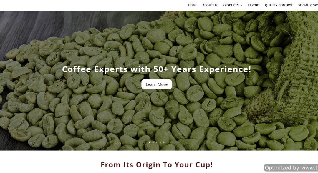 EGSA Coffee’s Enhanced Website